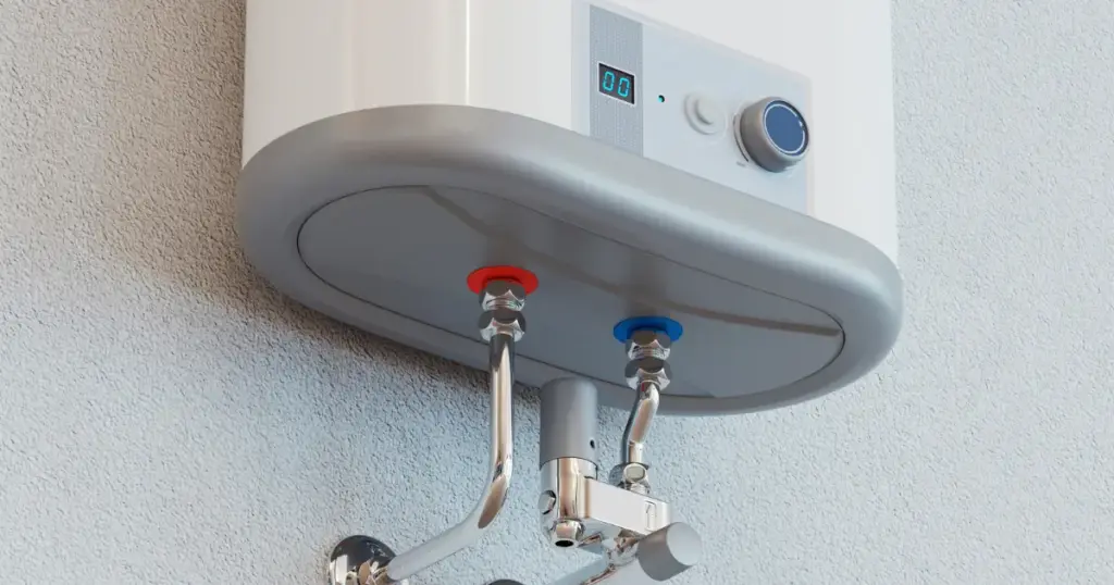 Calentador eléctrico instalado en pared