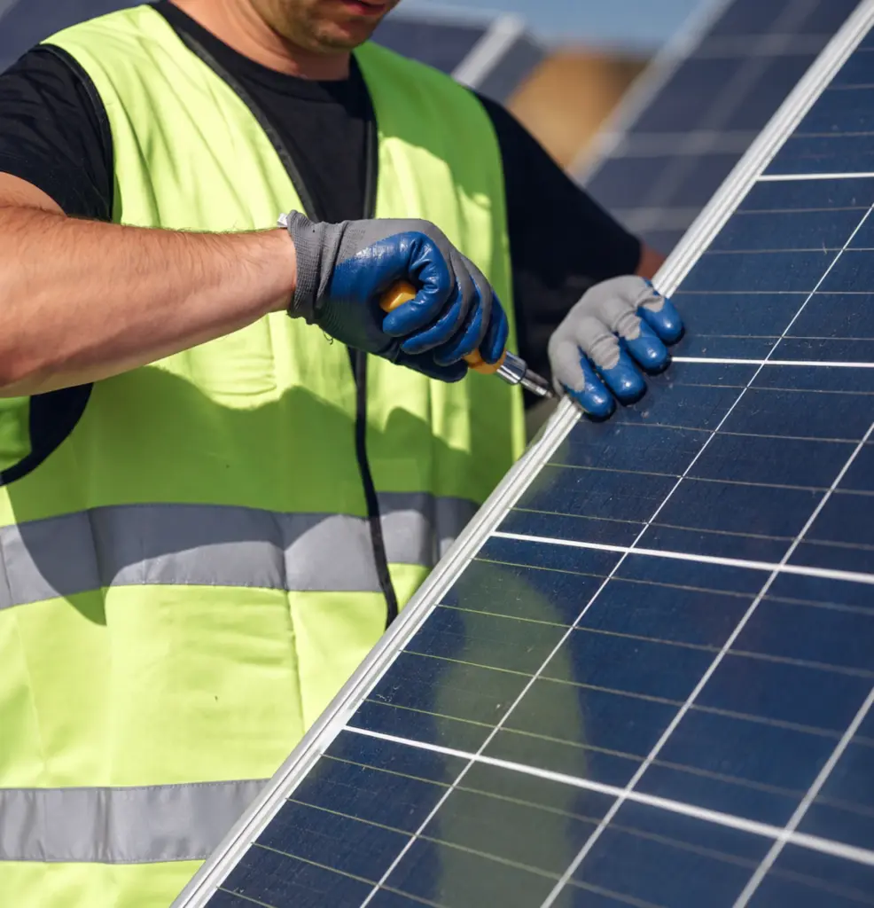 Reparación de captadores solares de tubos de vacío